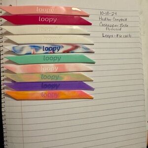 Loops $6 each or $40 for all